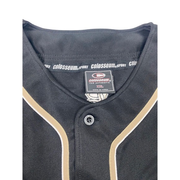 COLOSSEUM LONG BEACH DIRTBAGS‎ BUTTON UP BASEBALL JERSEY XXL Vintage Made Korea - Picture 6 of 12